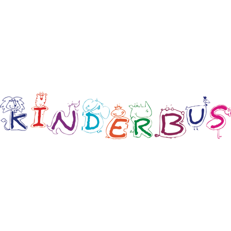 Kinderbus: verschiedene Aufkleber