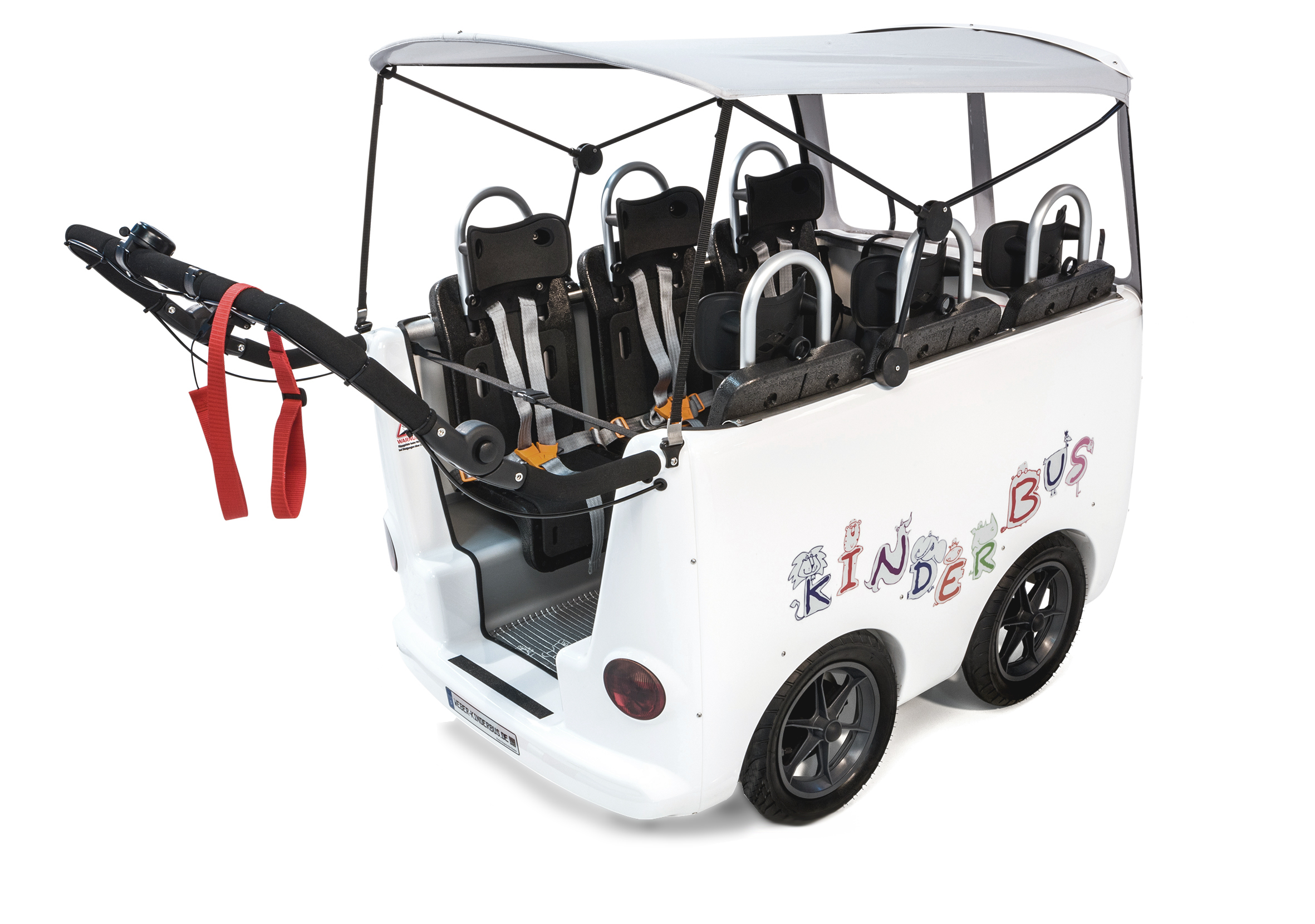 Weber Kinderbus Krippenwagen 4 Sitzer