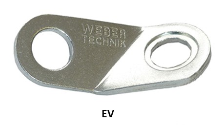 Grundplatte für Fahrradkupplung EV (= E verstärkt)