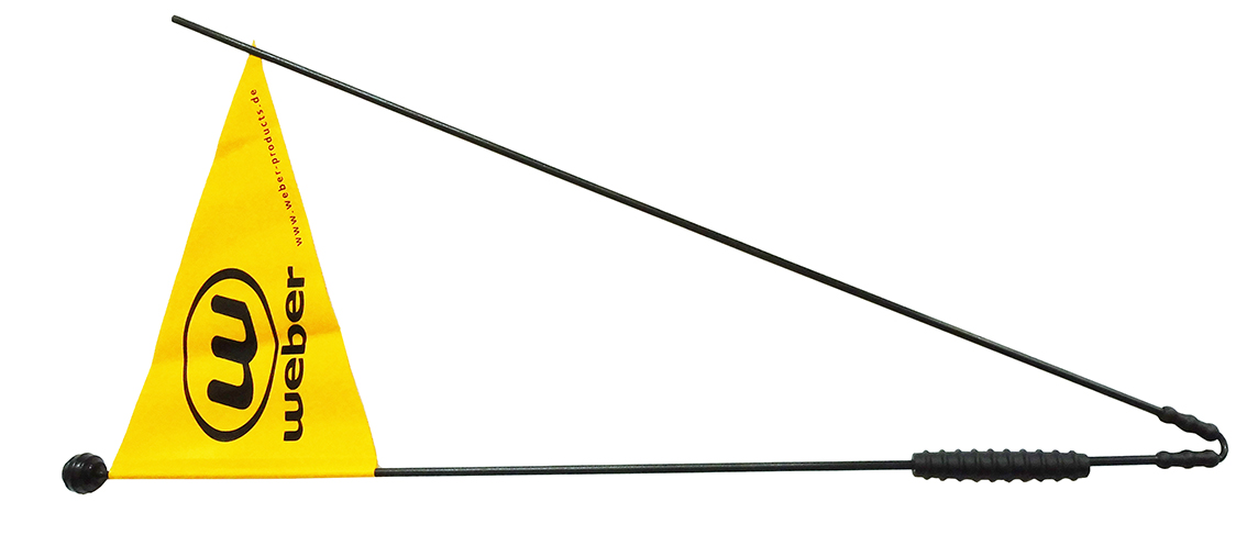 Signalfahne / Wimpel mit WEBER Logo