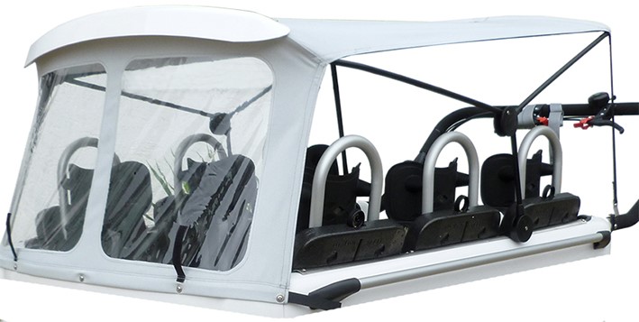 Regen- und Sonnendach für WEBER Kinderbus Krippenwagen