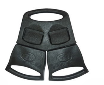 Gurtschließe Gurtschloß  mit 2 Stecker