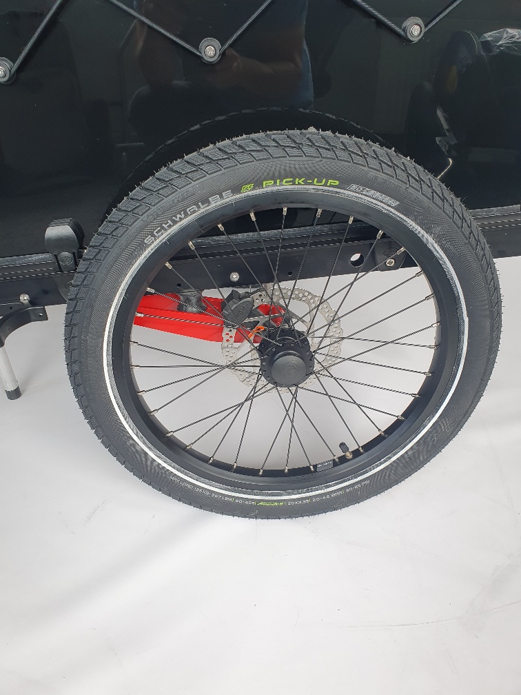 Federschwinge für WEBER Fahrradanhänger Kargo