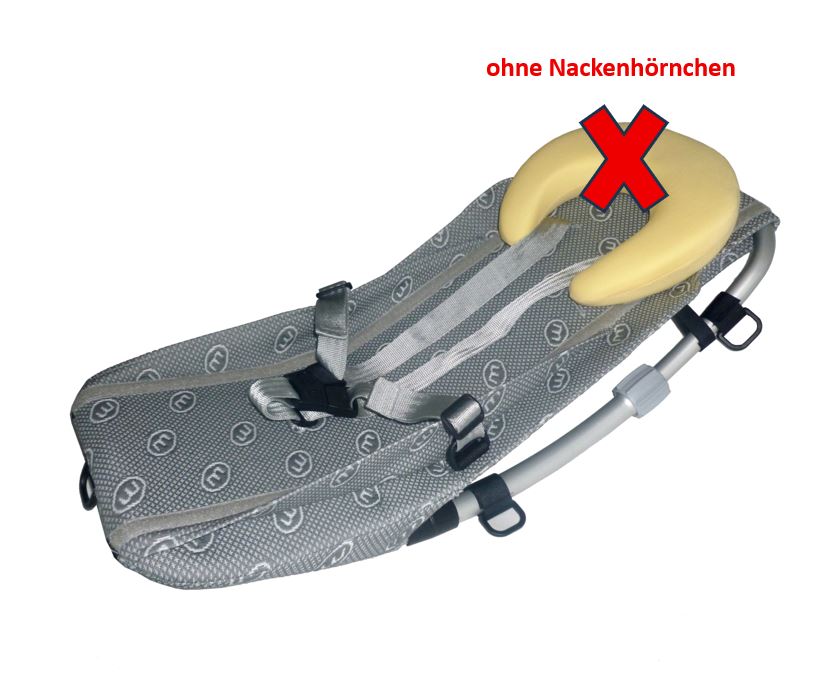 Verstellbare Babyschale - ohne Nackenhörnchen