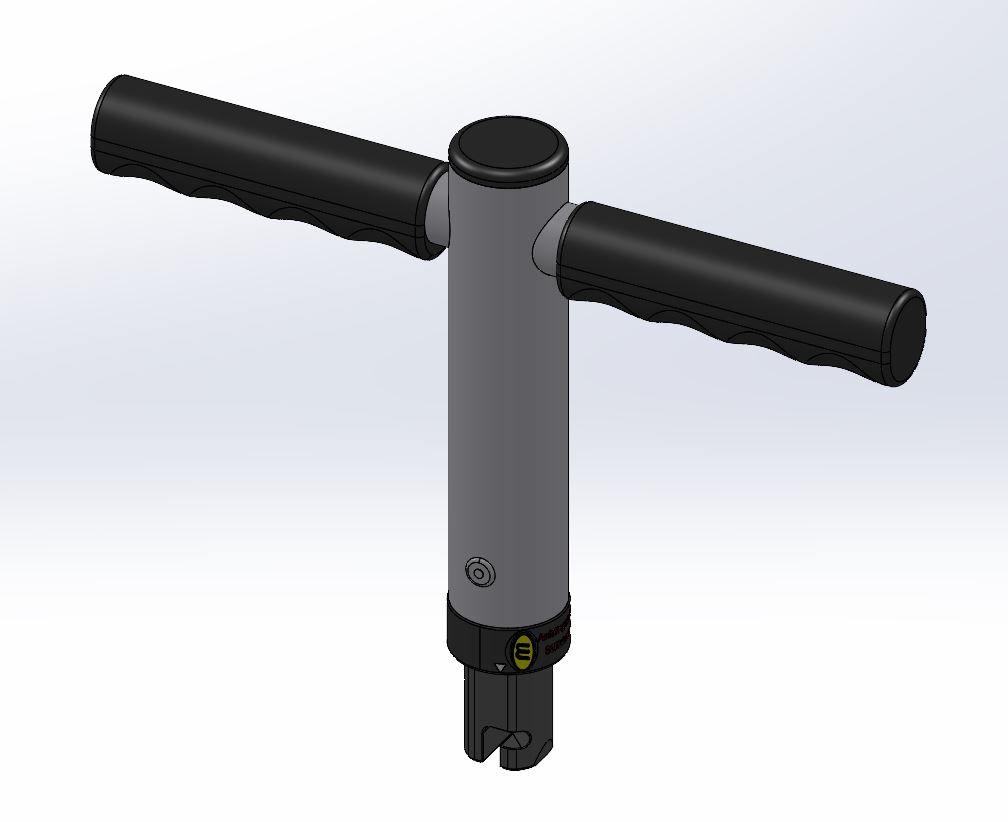 T Handgriff für WEBER Fahrradanhänger Kargo Comfort und Flex