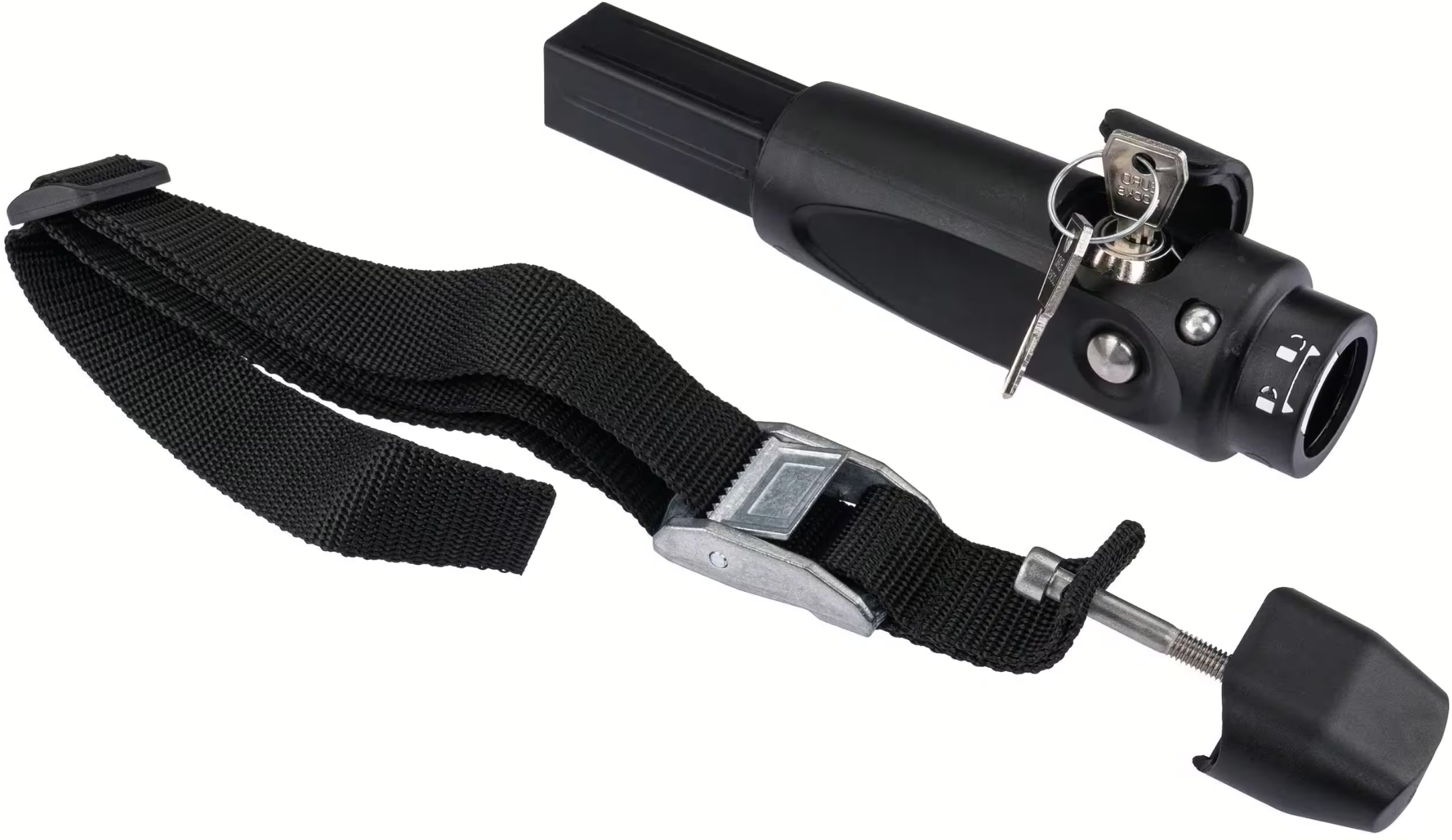 Deichselanschluss für 23,5 mm Innenmaß Fahrradanhängerdeichsel vierkant